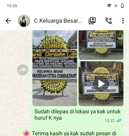 Pengiriman Papan Bunga Duka Jatirangga Jatisampurna